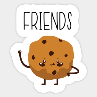 Best Friends Cookie & Milk BFF Matching Sticker